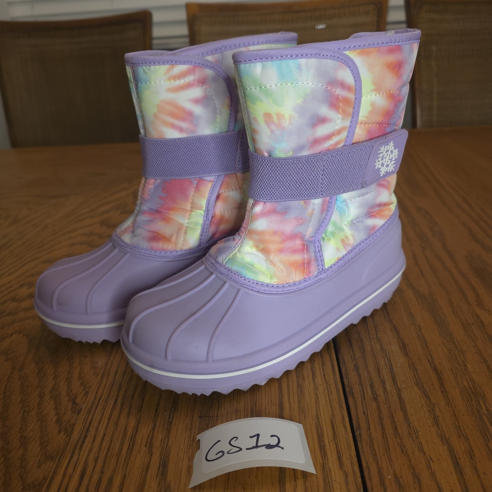 The Children's‎ Place Purple Tie-Dye Kids Snow Boots
